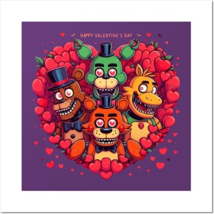 Five nights at freddys valentine Posters and Art